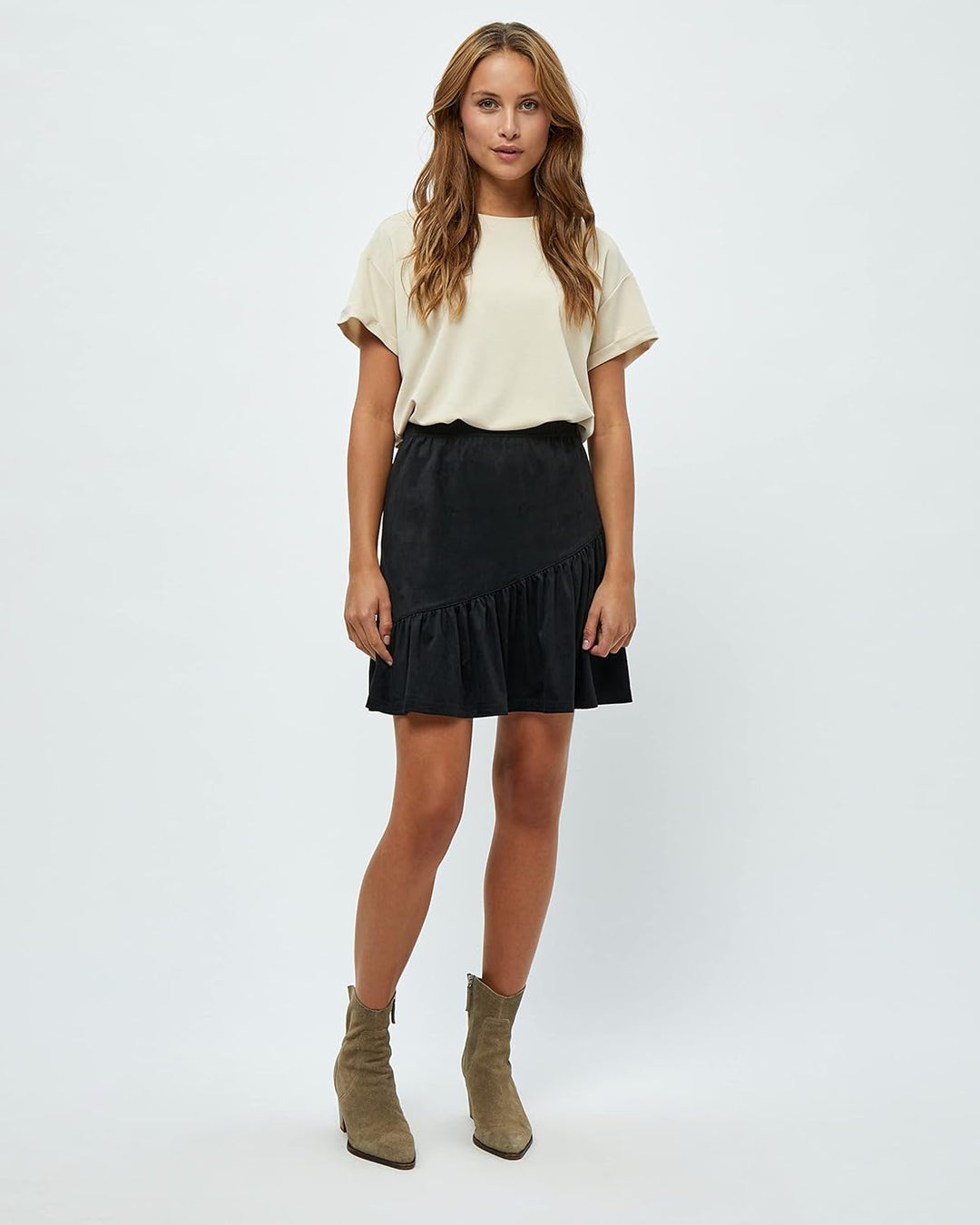 Desires Damen Jalena Kurzer Rock L Schwarz, L Schwarz