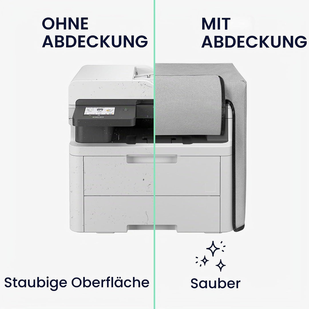 kwmobile Cover kompatibel mit Brother DCP-L3560CDW / MFC-L3740CDWE - Tasche Hülle Drucker - Staubsch