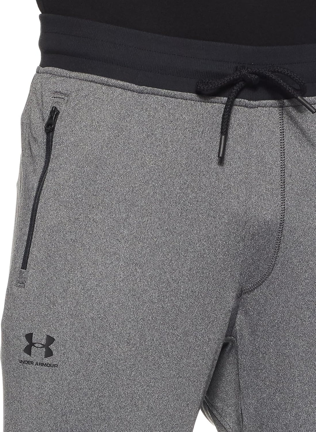 Under Armour Herren Sportstyle Tricot Jogger Hosen XXL Carbon Heather / Black, XXL Carbon Heather /