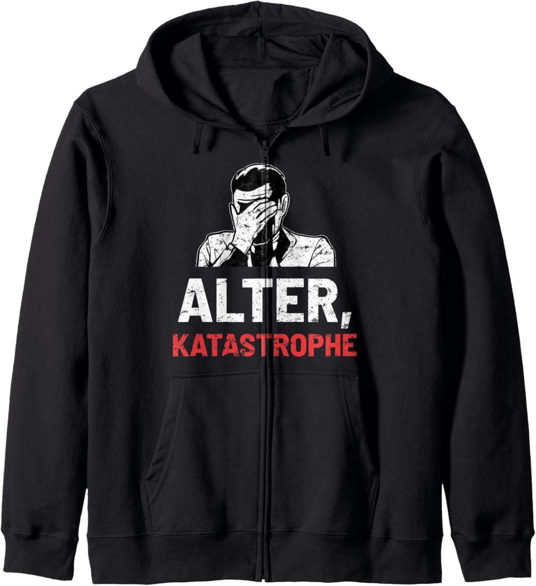 Alter Katastrophe Vintage Retro Lustig Geschenk Kapuzenjacke