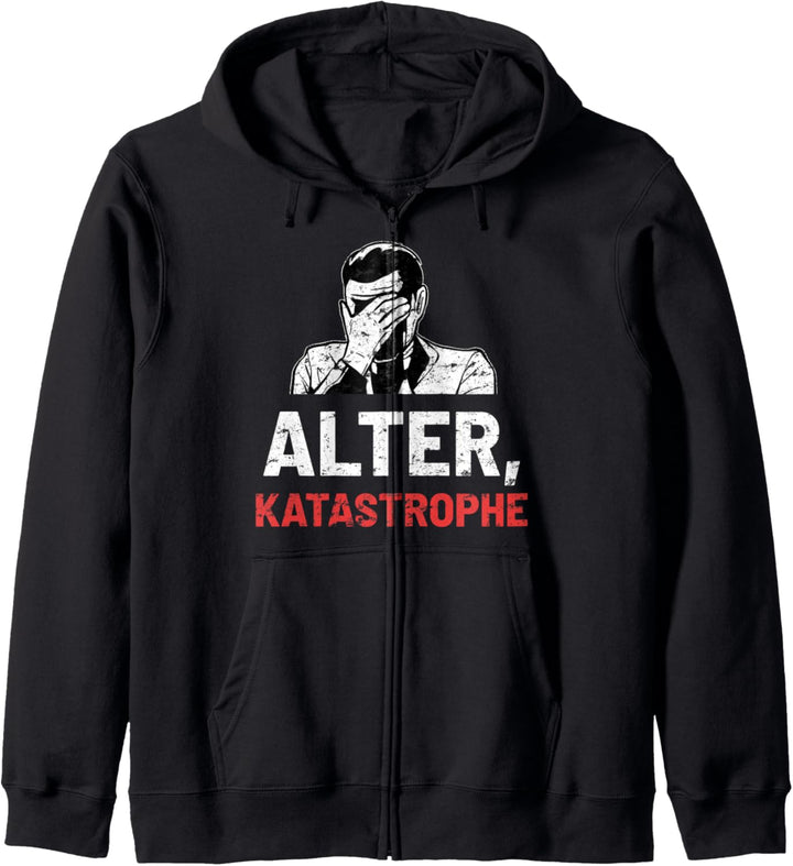 Alter Katastrophe Vintage Retro Lustig Geschenk Kapuzenjacke