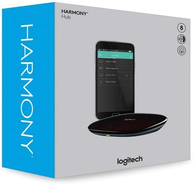 Logitech HARMONY HUB, Verwandelt Ihr Smartphone oder Tablet in eine Universalfernbedienung, Für Kabe