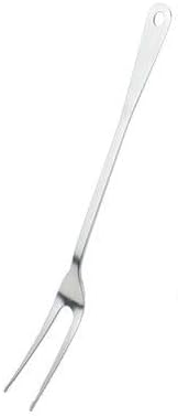 Alessi Backgabel aus Edelstahl glänzend poliert Silber, Silber
