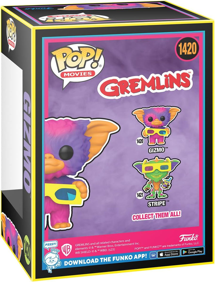 Funko Gremlins Gizmo Black Light Pop! Vinyl Figure - Entertainment Earth Exclusive, Mehrfarbig