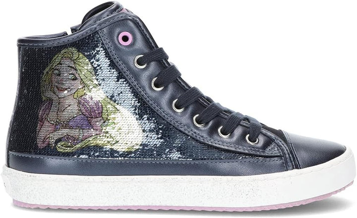 Geox Mädchen J Kalispera Girl D Sneakers 33 EU Navy, 33 EU Navy