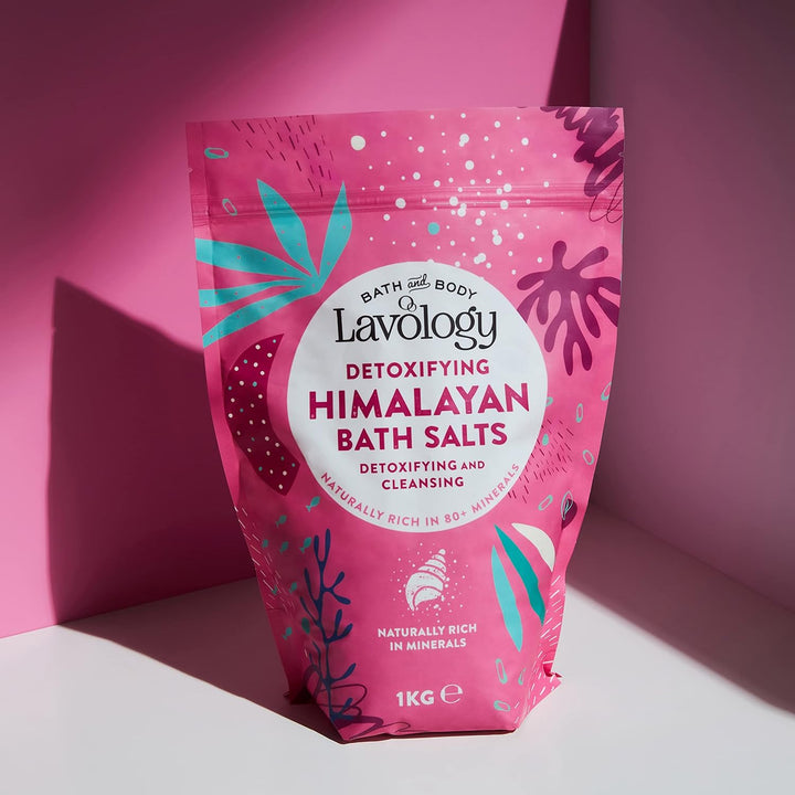 Lavology Himalaya Bade salz – alle natürlichen Inhaltsstoffe – entgiften, reinigen, entschlacken, 1
