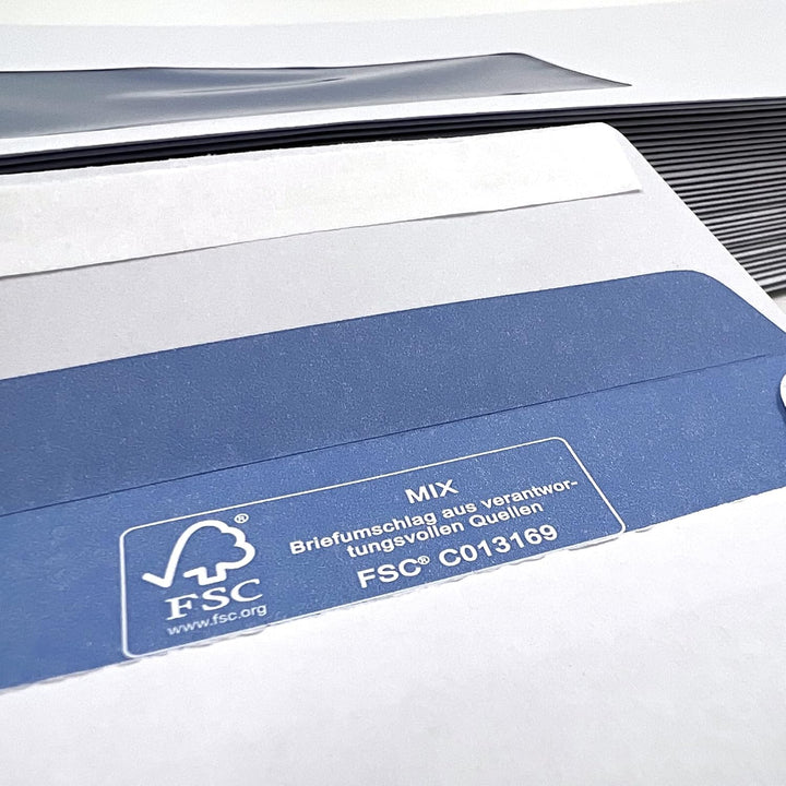umschlag-discount - Briefumschläge DIN lang mit Fenster für Laserdrucker geeignet (250 Stück), selbs
