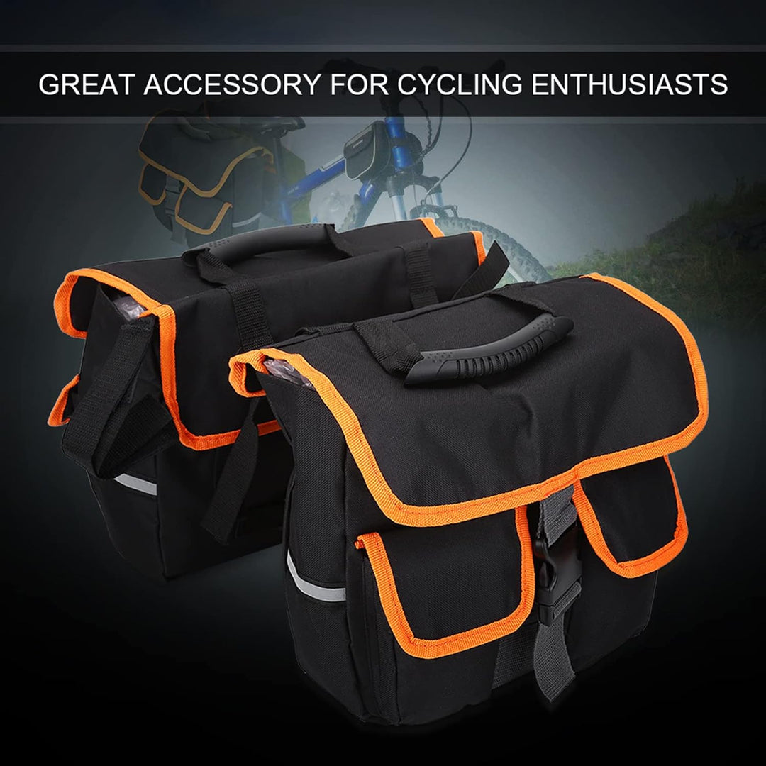 Fahrrad-Satteltasche Wasserdicht, Fahrradtasche 30L, Gepäckträgertasche 30x | robustes Oxford-Materi