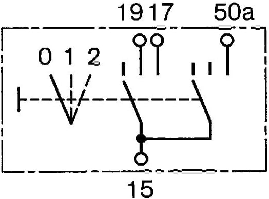 Bosch 0343008009 Schalter, Vorglühen