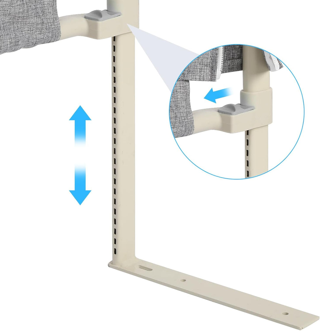 höhenverstellbares Bettgitter -Kleinkind Bettschutzgitter Bettgitter Kinderbettgitter Babybettgitter