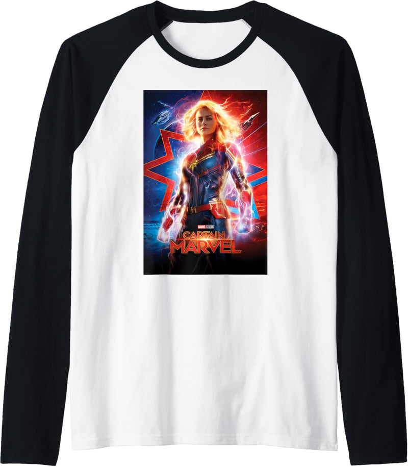 Captain Marvel Poster Raglan