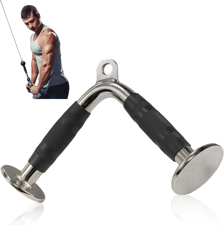 MuscleForge® Aufsatz für Latzug, Seilzug, Griff mit Drehbarem für Kabelmaschine, Kabelzug Griff für