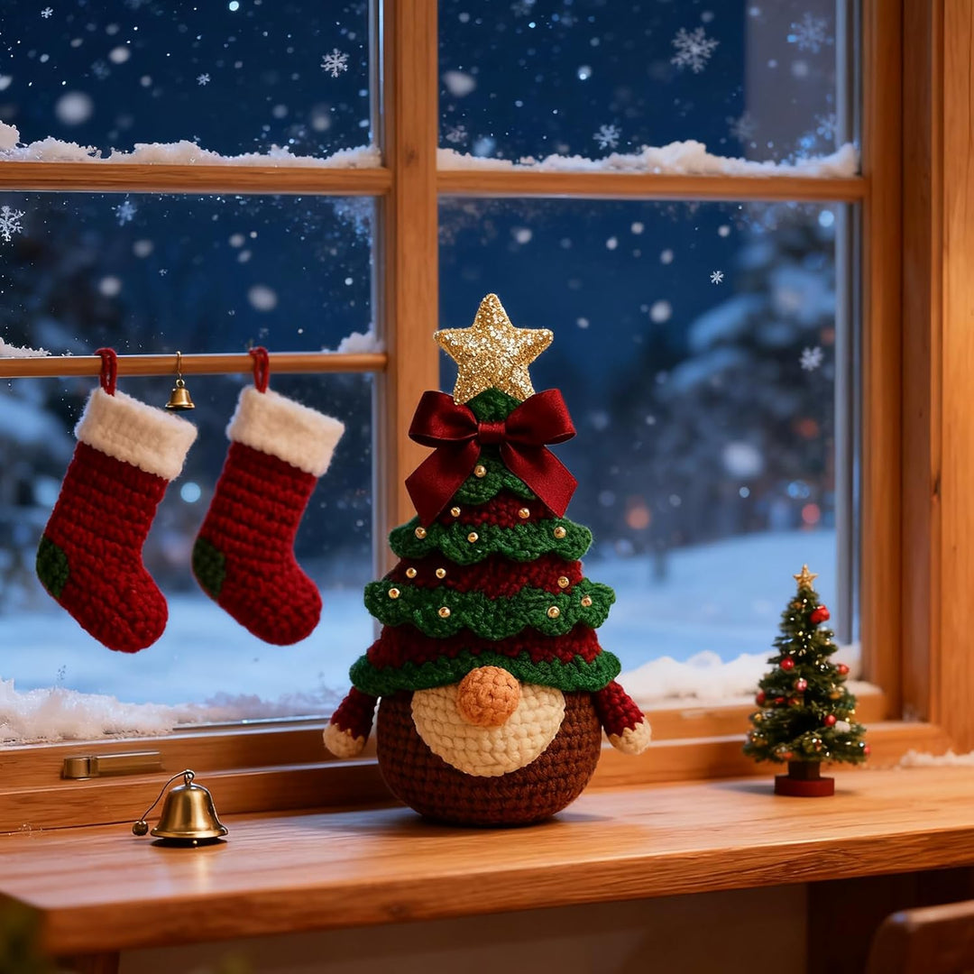Häkel Weihnachtsbaum Set DIY Häkel Set Weihnachtsbäume für Anfänger Weihnachts HäkelsetHandgefertigt