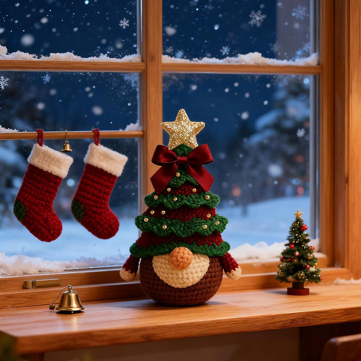 Häkel Weihnachtsbaum Set DIY Häkel Set Weihnachtsbäume für Anfänger Weihnachts HäkelsetHandgefertigt