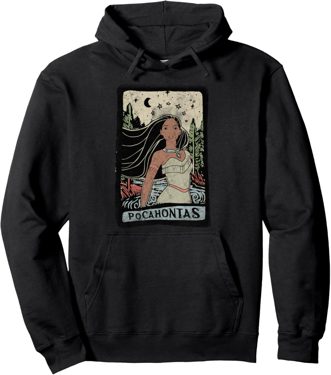 Disney Pocahontas Nature Portrait Poster Pullover Hoodie