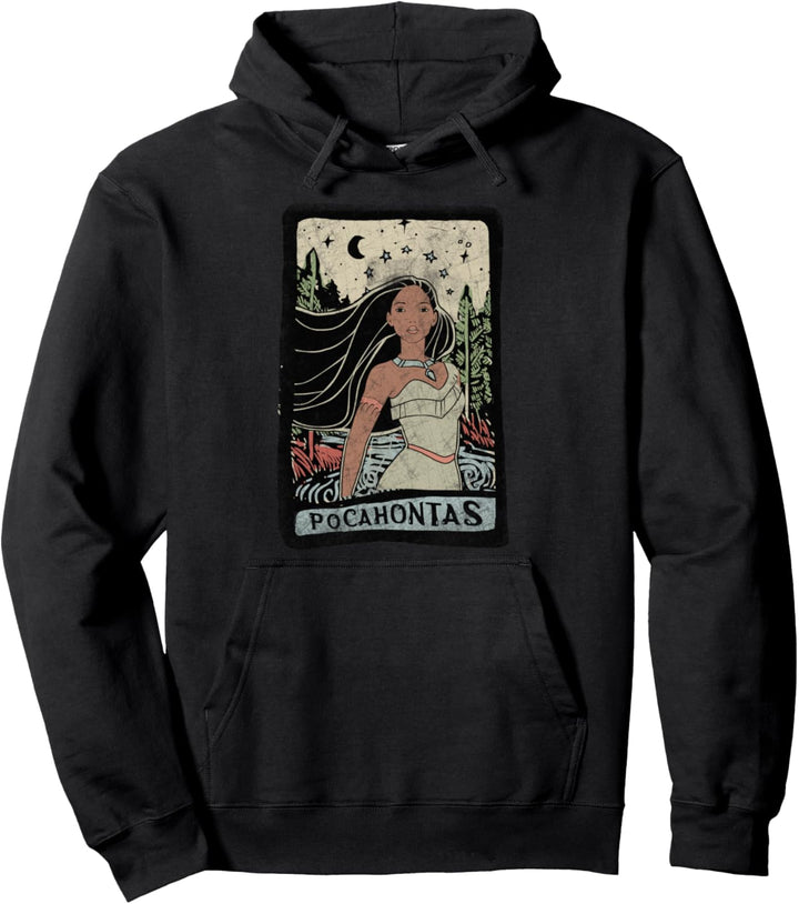 Disney Pocahontas Nature Portrait Poster Pullover Hoodie