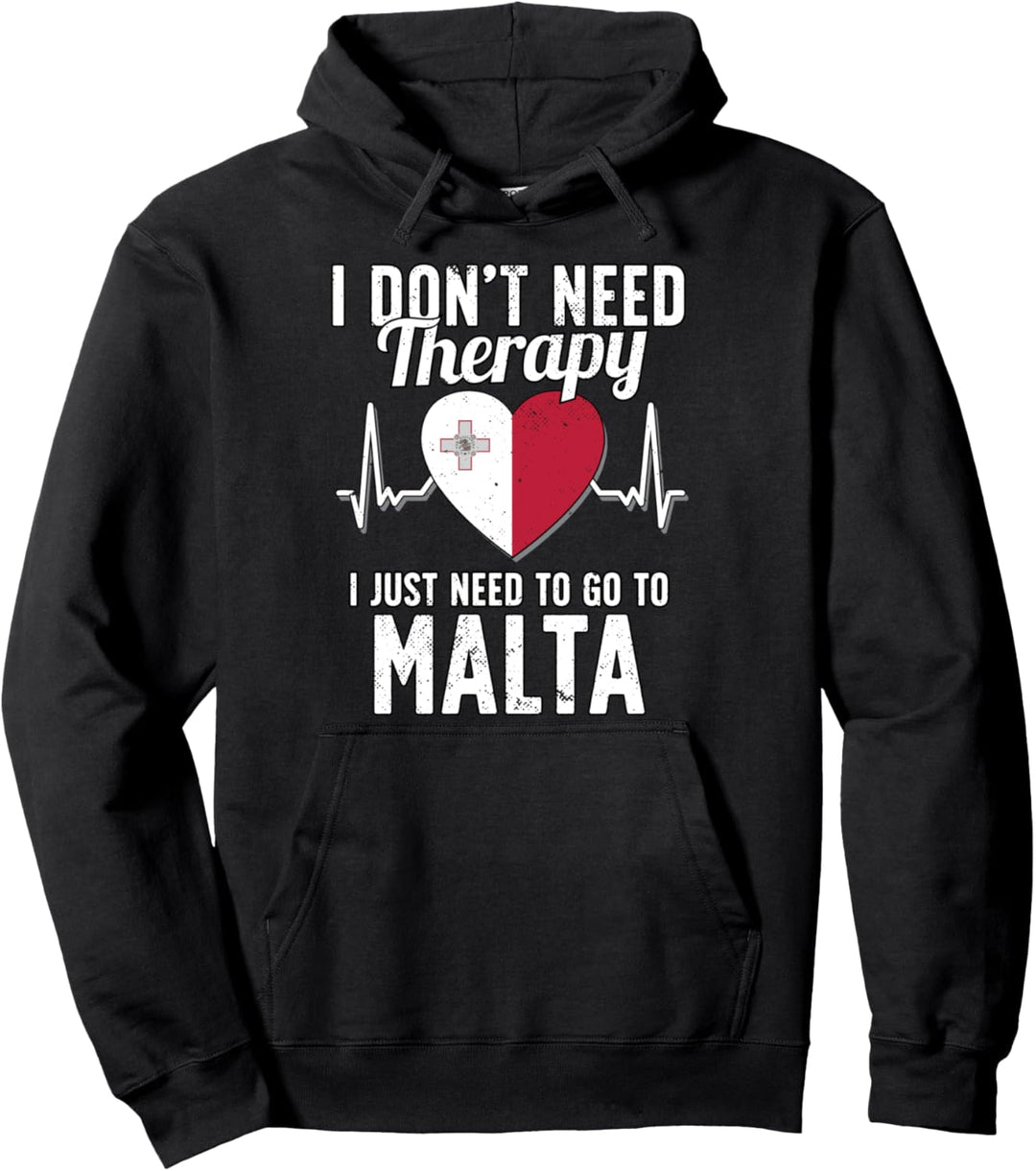 Malteser Flagge I Urlaub Malta Pullover Hoodie