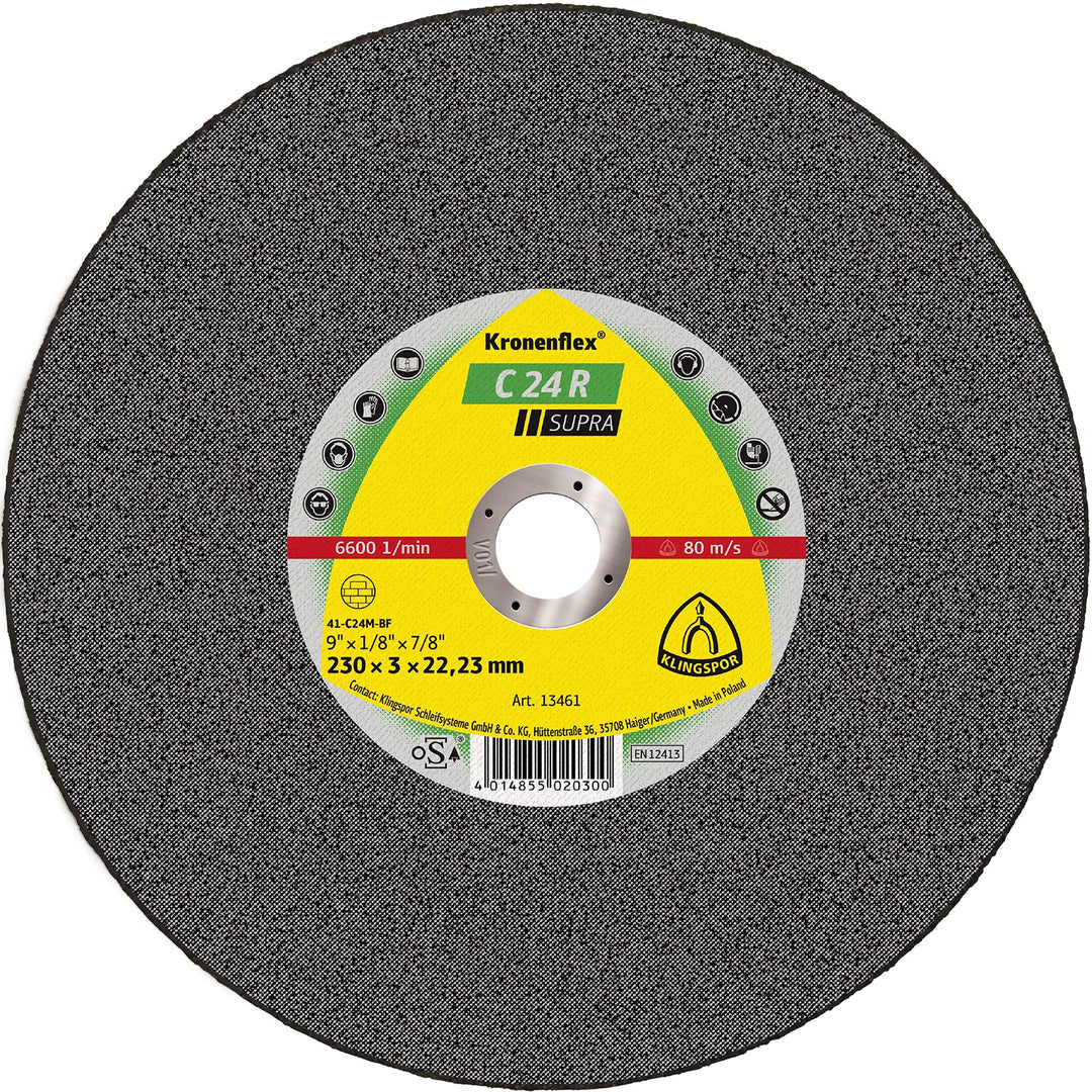 13461 C 24 R Trennscheiben 230 x 3 x 22,23 mm gerade Inhalt: 25 Stück 230 x 3 x 22,23 mm dritto 1 St