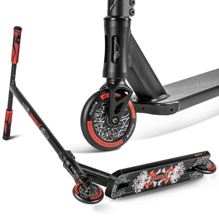 Movino Maniac Stunt Scooter Roller Professioneller Freestyle Roller IHC-Kompressionssystem Street-De