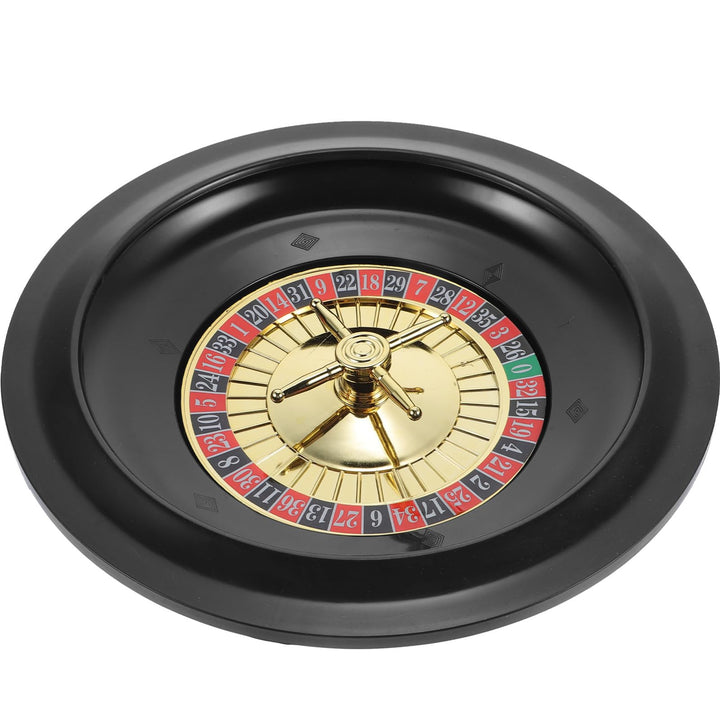 YARNOW Russisches Roulette Pokerrad Partyspiel 10 Zoll Kunststoff Tischspiel Pokerrad Requisite Für