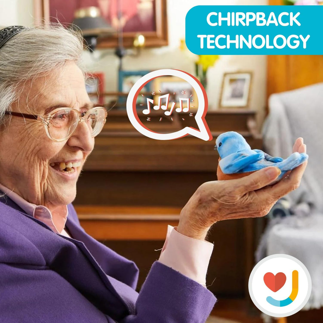 Joy For All Walker Squawker fröhlicher Animatronik-Vogel, der Ihnen Gesellschaft leistet und Sie an