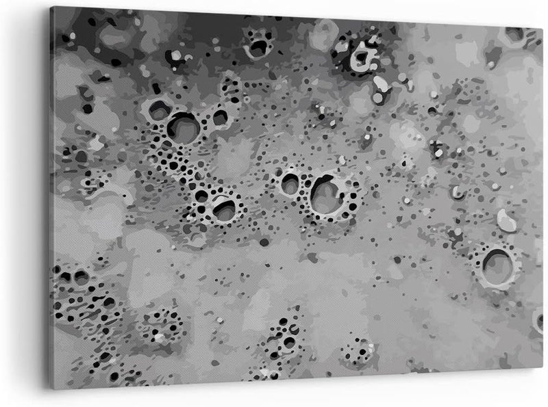 Bilder auf Leinwand 100x70cm Leinwandbild mit Rahmen Abstraktion modern Gross Wanddeko Bild Schlafzi