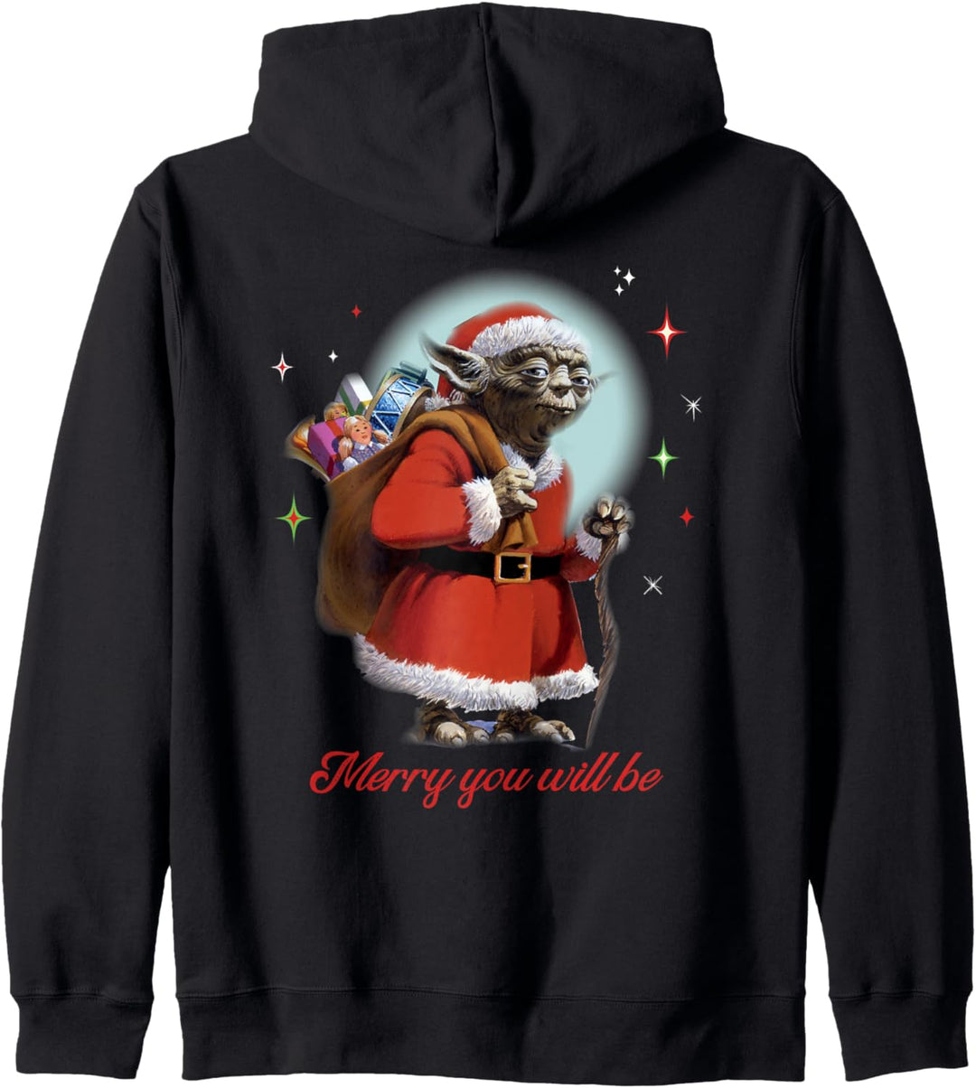 Star Wars Santa Yoda Merry You Will Be Kapuzenjacke