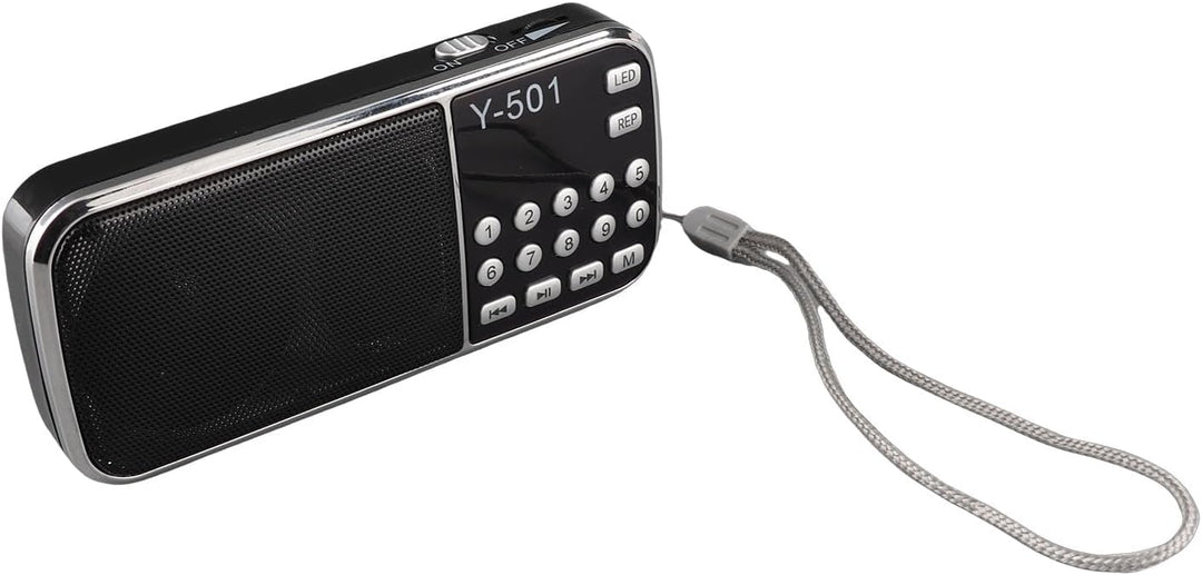 VBESTLIFE -Radio mit LED-Taschenlampe-Funktion, MP3-U-Scheibe des Musik-Spieler-FM TF