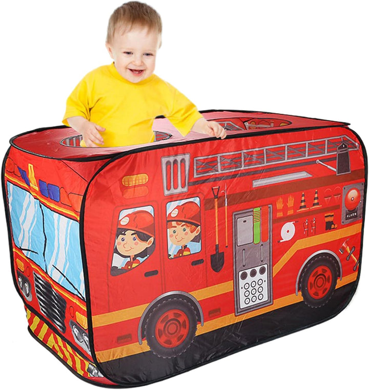 Pop-Up-Zelt für Kinder, 112 x 70 x 74 cm, faltbares Autozelt, atmungsaktives Spielzelt mit Rolltür u