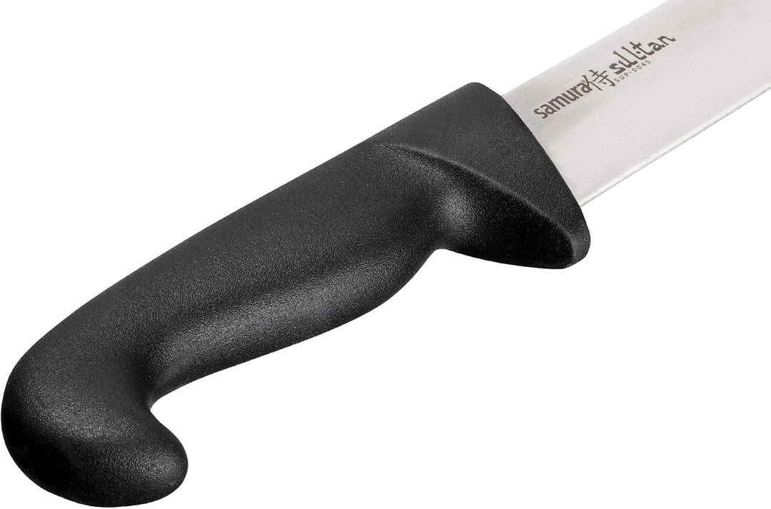 Samura SULTAN PRO Pichak-Messer 213 mm – Hochwertiges japanisches Küchenmesser mit schwarzem Griff f