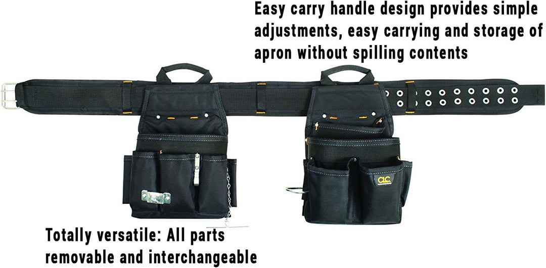 CLC Custom Leathercraft 5609 Werkzeuggürtel, 3-teilig, 20 Taschen