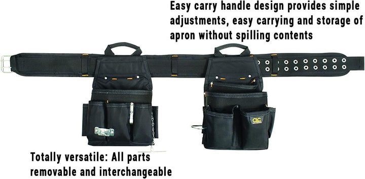 CLC Custom Leathercraft 5609 Werkzeuggürtel, 3-teilig, 20 Taschen