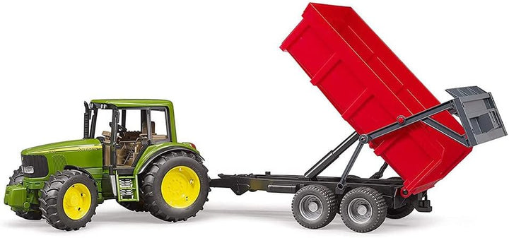 bruder 02057 - John Deere 6920 mit Wannenkippanhänger - 1:16 Bauernhof Landwirtschaft Traktor Trecke