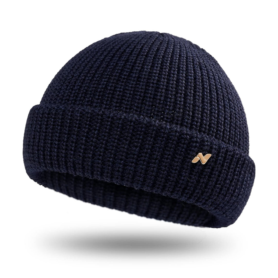 NYTTED® Troyer Mütze Damen & Herren - Made in Germany - Fisherman Beanie aus 100% feinster Schurwoll