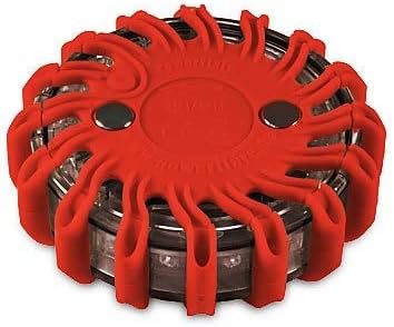 LIFE IS SIMPLE Powerflare LED Batterie Signallicht in rot, Rot