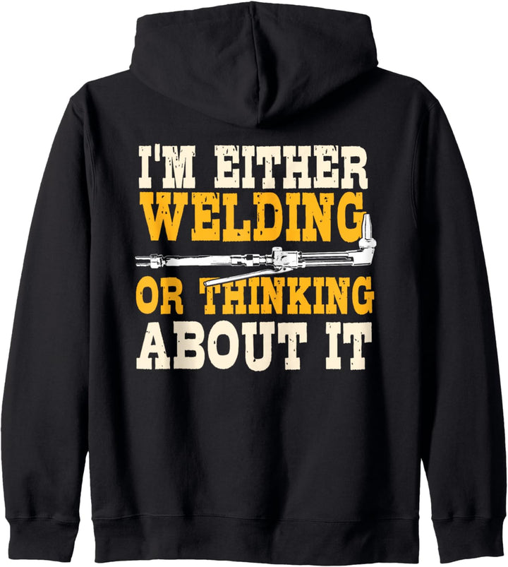 Welder Gifts Welding Design On Back Of Clothing Kapuzenjacke