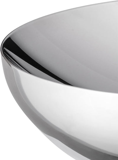 Alessi Double doppelwandige Schale, aus Edelstahl, Silber, 2.8 x 27 x 18 cm, 2.8 x 27 x 18 cm