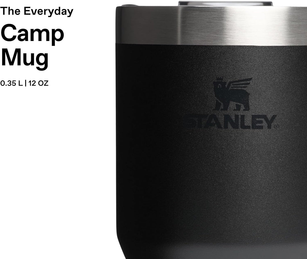STANLEY Classic Legendary Camp Mug Thermobecher 354 ml - Hält 1.5 Stunden Heiss - 3 Stunden Kalt - B