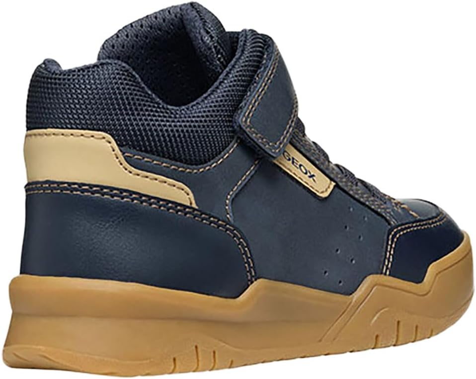 Geox Jungen J Perth Boy B Sneaker 33 EU Braun A, 33 EU Braun A