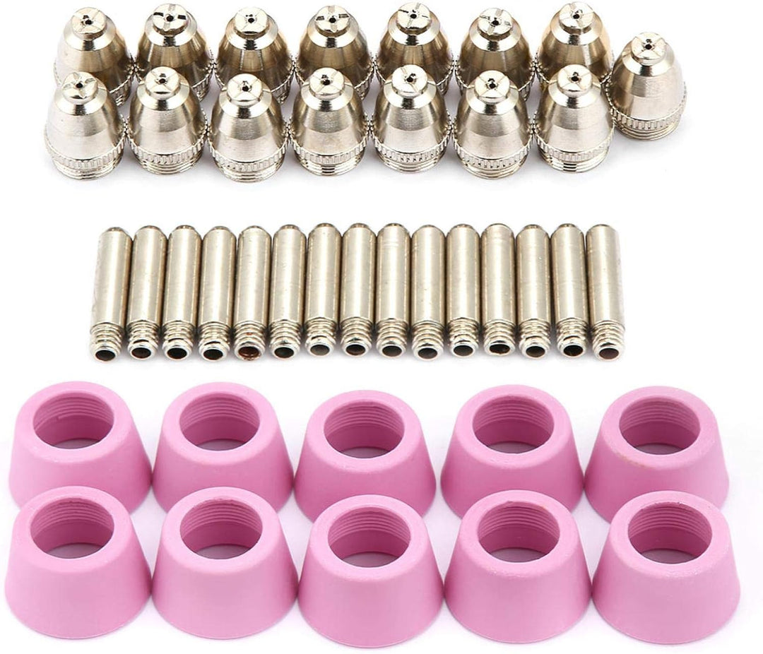 Kuuleyn Plasmaschneider Zubehör P60, 40 Stück/Set AG60 SG55 Plasmaschneider Schneidbrenner Verbrauch