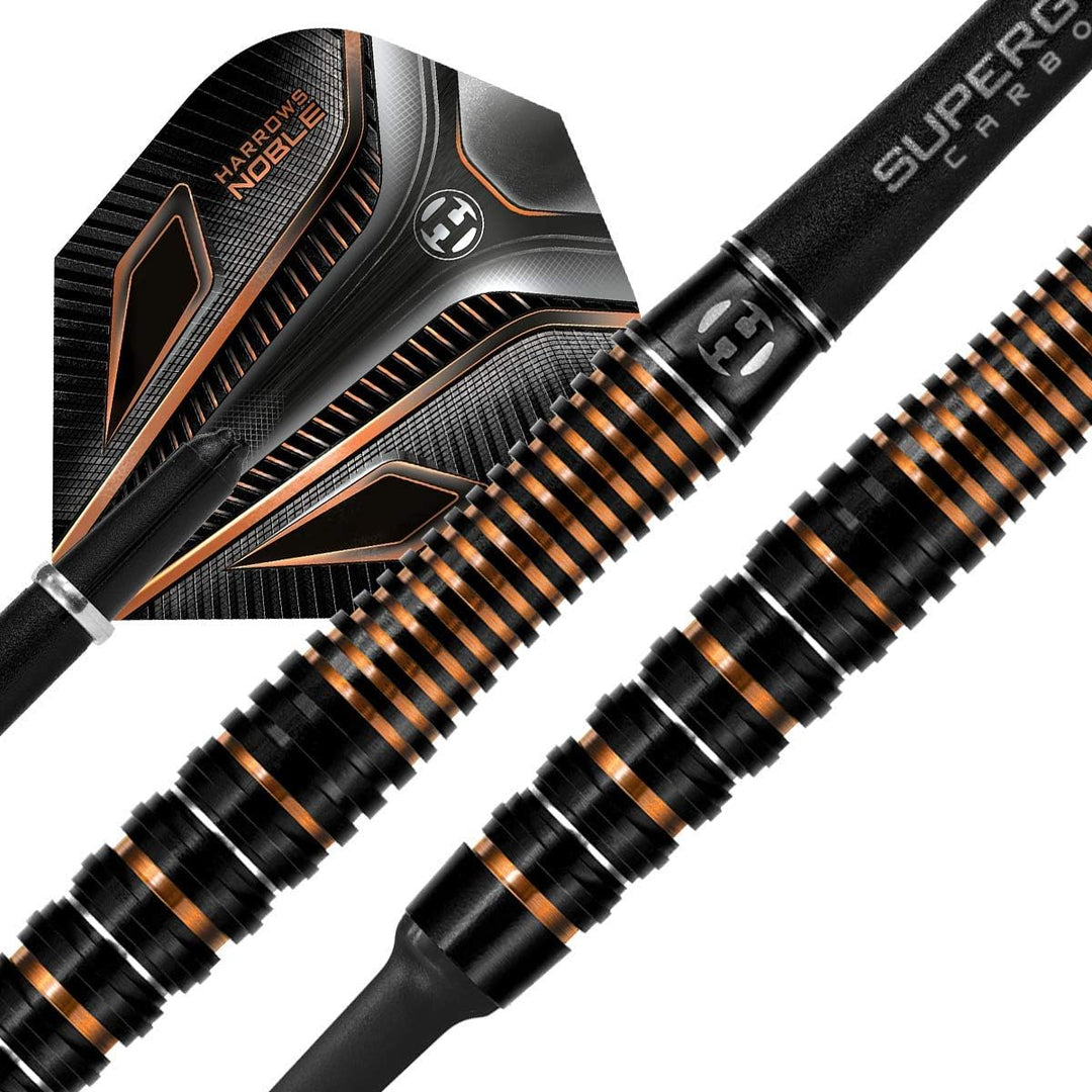 Harrows Soft Darts Noble 90% Tungsten Softtip Dart Softdart Hochwertiger Tungsten Dart mit Schäften