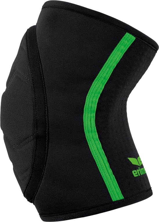 Erima Torwart Knieschoner XL Schwarz/Green, XL Schwarz/Green