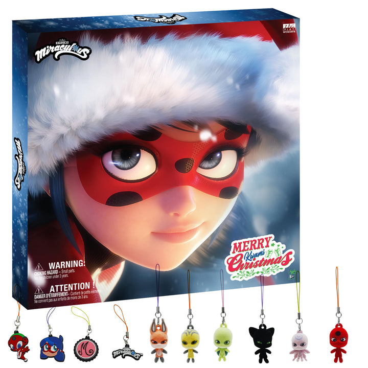 Miraculous Ladybug - Ultimativer Kwami Adventskalender mit Miniatur-beflockten Kwamis und EVA-Charms
