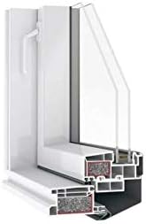 AFG Kunststoff-Dachfenster „SKYLIGHT“ Braun mit Eindeckrahmen mit Rolloaktion (Eindeckrahmen flach,