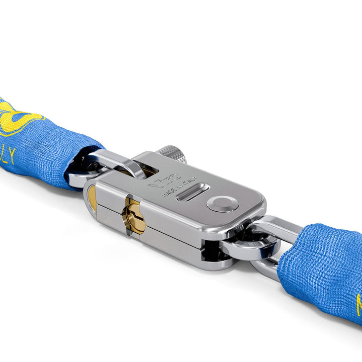 Viro LUC/VIR5590 Kettenschloss, Unisex, Erwachsene, Silber/Gelb, 900 x 5,5 mm
