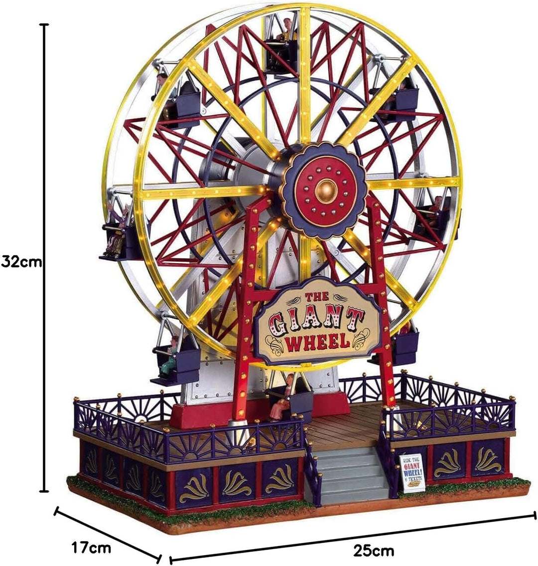 Lemax 94482 - The Giant Wheel - NEU 2019 - Riesenrad - Animiert & Beleuchtet & Sound - Weihnachtswel