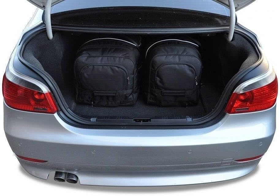 KJUST Dedizierte Reisetaschen 4 stk kompatibel mit BMW 5 LIMOUSINE E60 2003-2010