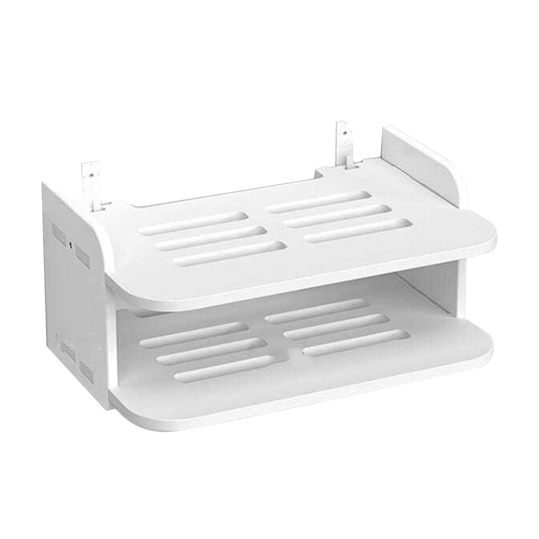 Router-Regal, Wandhalterung für WiFi-Router & TV-Box – 30x20 cm, ideal für Wohn- & Schlafzimmer, Auf