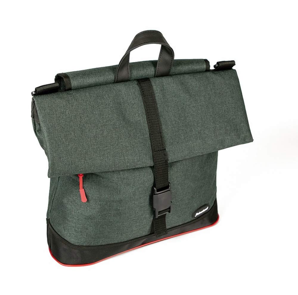 Haberland Unisex – Erwachsene Emotion Gepäckträgertaschen, Anthrazit, 38x40x13cm