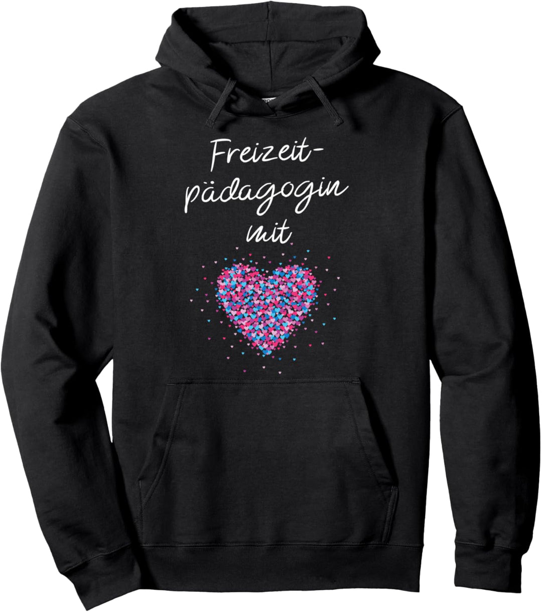 Freizeitpädagogin mit Herz Pädagogin Freizeit Geschenk Pullover Hoodie